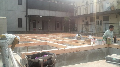 Ａ邸上棟 その１